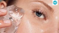 Internet claims rubbing ice on your face can give you glowing skin: Dermatologist says it won't shrink pores or reduce their size