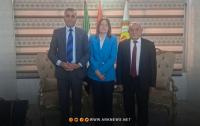 Kurdish National Council Discusses Political Developments and Living Conditions with Swedish Ambassador to Syria
