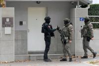 Knife attacker shot dead outside Israel's embassy in Serbia