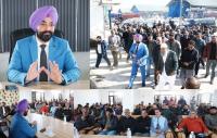 DC Shopian visits Aglar Fruit Mandi, reviews infra dev