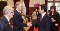 European lawmaker presents Lai with statement in support of Taiwan