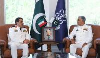 Kuwait Naval Force commander calls on Chief of Naval Staff Admiral Naveed Ashraf