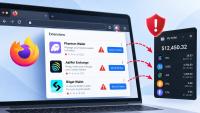 Hackers Use Fake Phantom, Jupiter, and Bitget Firefox Extensions to Target Cryptocurrency Wallets
