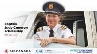 New Horizons Ahead: Applications Open November 1 for the Eighth Annual Air Canada and CAE Captain Judy Cameron Scholarship