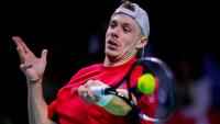 Canada’s Denis Shapovalov wins opener at Swiss Indoors