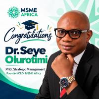 MSME Africa CEO Seye Olurotimi Completes PhD at Swiss School of Business Research