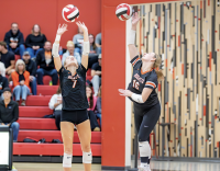 Cedar Grove-Belgium pair reaches volleyball career milestones