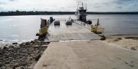 Low river causes closure of Mississippi River ferry