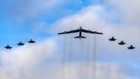Military allies fly side by side as Trump fires verbal salvos at Norway