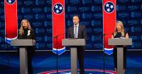 Democrat and independents face off at Tennessee gubernatorial forum; Republican Blackburn no-shows