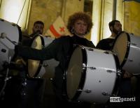 Protesters in Tbilisi marked the 700th day of continuous actions
