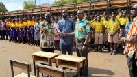 54 schools in Evalue-Ajomoro-Gwira receive 600 desks from MP to tackle furniture shortage