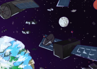 U.S. sends weapons into orbit