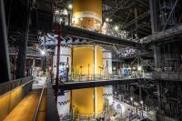 Artemis III SLS Core Stage Joins Boosters at Kennedy