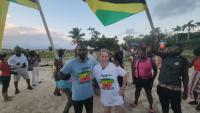 Barrister completes 21-mile swim in fight for Jamaicans’ beach rights