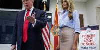 Trump votes early in Florida after a morning on the golf course and here's what he said