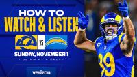 Los Angeles Rams vs. Los Angeles Chargers: How to watch, listen to and live stream Week 8