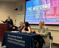 ‘This is the most consequential midterm election in my lifetime,’ GW professor says to D.C. students at midterms panel