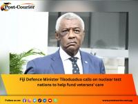 Fiji Defence Minister Tikoduadua calls on nuclear test nations to help fund veterans’ care