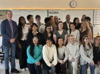 Sunset High Students Discuss Mental Health With U.S. Senator
