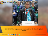 CBD COP17: Turning promises into results for biodiversity gains in Kiribati