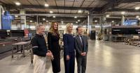 Federal, state leaders tour Quincy metal plant boosting U.S. manufacturing