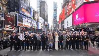 Man who rescued truck driver from dangling cab on U.S. 35 honored in Times Square