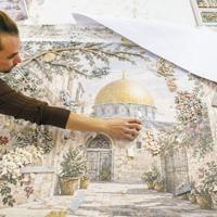 Syrian mosaic artist revives family craft after returning home