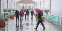 How much will it rain in Los Angeles by the end of October?
