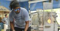 Japanese recycling expert turns waste glass into Palau tourism success