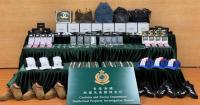 Hong Kong Customs Seizes About HK$9 Million in Counterfeit Goods in a Joint Operation with Mainland and Macao Customs