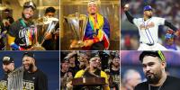 Champs twice in one year! Brewers' Venezuelan trio pulls off rare feat with WBC, WS wins