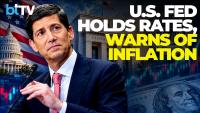 U.S. Fed Holds Rates At 3.75%-4% | Kevin Warsh Warns Inflation Remains Elevated | FOMC