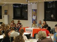 Students learn about local food systems at community dinner