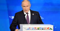 Putin courts 22 African leaders with grain and investment promises while attacking the West