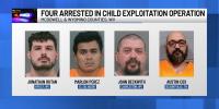 Four men face charges after child exploitation sting in southern West Virginia