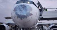 Yemenia Airways plane caught in horror hailstorm so strong it cracked windscreen