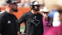 Texas State's G.J. Kinne addresses Baylor coaching rumors ahead of Boise State matchup