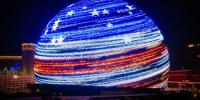 Nebraska law enforcement patches featured on Las Vegas Sphere