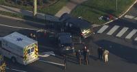 Child among 4 injured in serious crash in Hillsborough, New Jersey