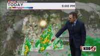Warm Thursday but rain builds in southern New Mexico