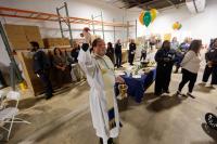 Photos: Catholic Charities Blesses New Warehouse for Community Food Program