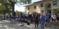 Kansas Senate candidate stops at Washburn University amid tour