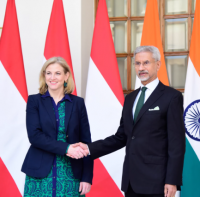 EAM Jaishankar holds talks with Austrian Foreign Minister Beate Meinl-Reisinger in New Delhi
