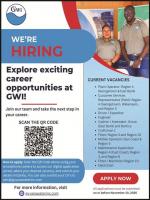 Guyana Water Inc. – Vacancy – Plant Operator, CSR, Driver/Expeditor, Engineer, Cashier/Attendant, Craftsman, etc