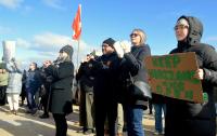 Residents, supporters protest impending closure of St. John’s transitional housing facility