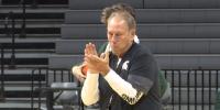 Tom Izzo speaks to the media as MSU prepares for season opener