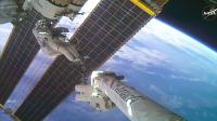 Spacewalkers Install Roll-Out Solar Array for Power Generation
