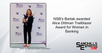 Kristy Bartak receives statewide Trailblazer Award for Women in Banking