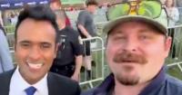 'Say Pedophiles!' Ohio Man Hits Ramaswamy With Photo Op He Didn't See Coming